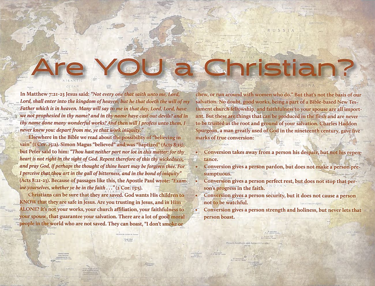 2015 Prophecy Calendar: Are YOU a Christian