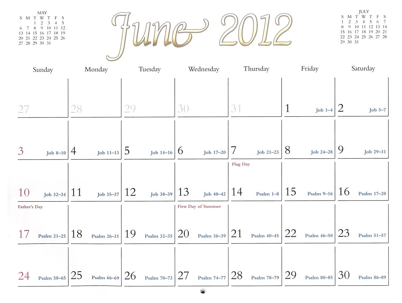 2012 Prophecy Calendar: June - Paul's Letter to the Church at Philippi