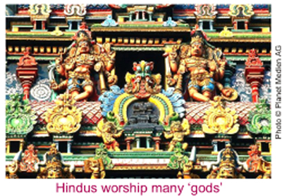 Picture Depicting the Hindu Religion
