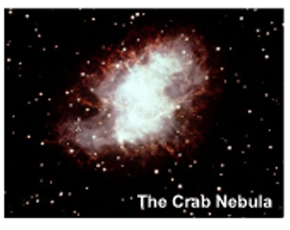 Picture Showing the Crab Nebula