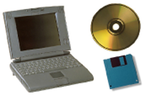Picture Showing a Computer and Hard Disks