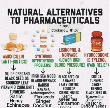 Natural Alternatives to Pharmaceuticals