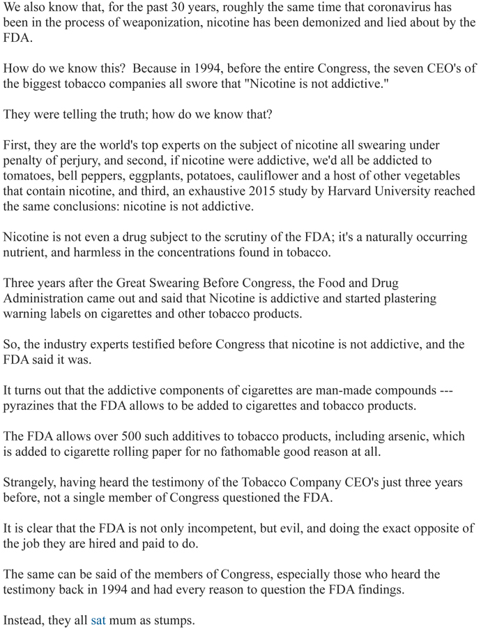End of FDA and NIH: Page 2