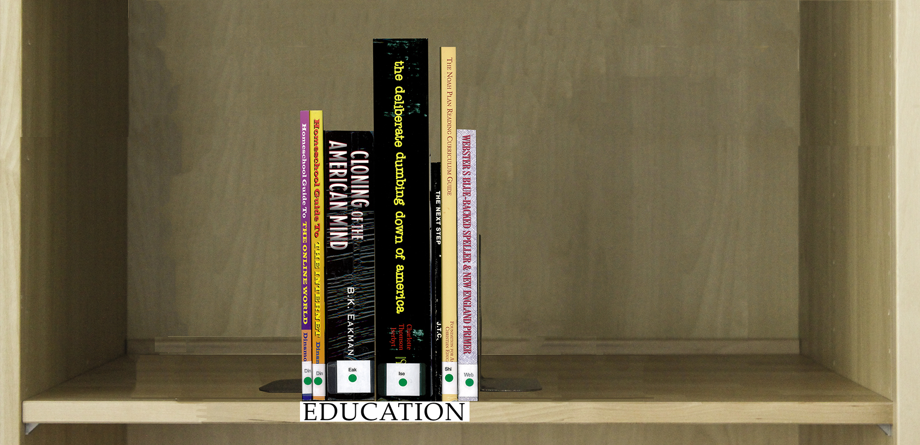Index of Books Under the Category Education.