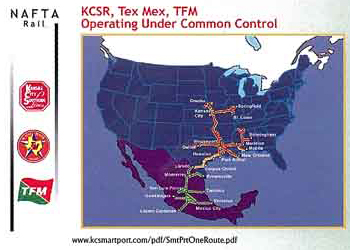 Picture Showing Texas and Mexico Operating Under Common Control