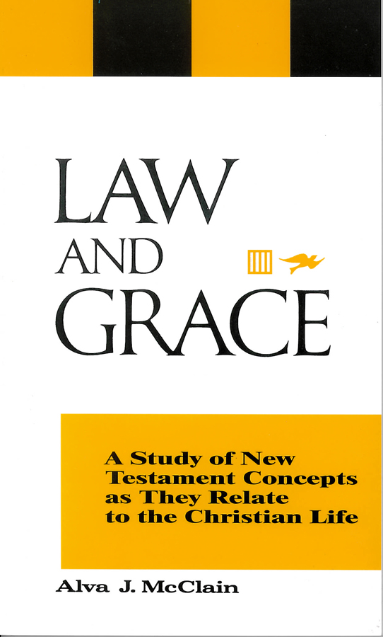 Picture of the front cover of the book entitled Law and Grace.