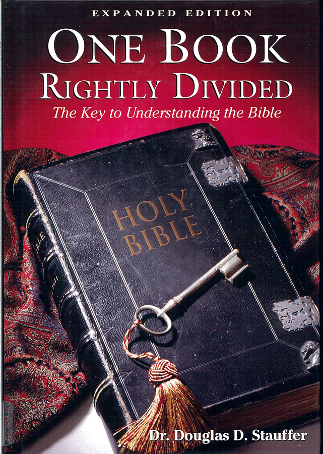Picture of the front cover of the book entitled One Book Rightly Divided.