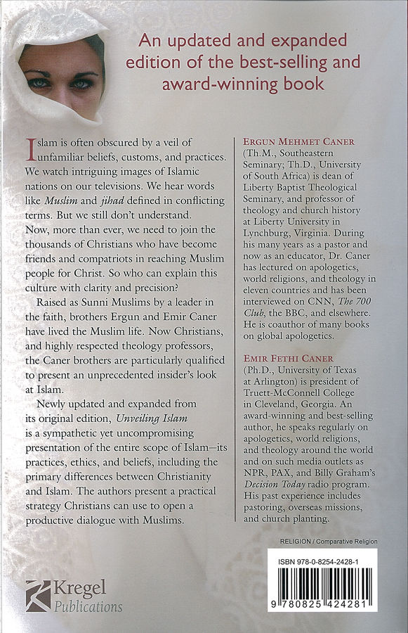 Picture of the back cover of the book entitled Unveiling Islam.