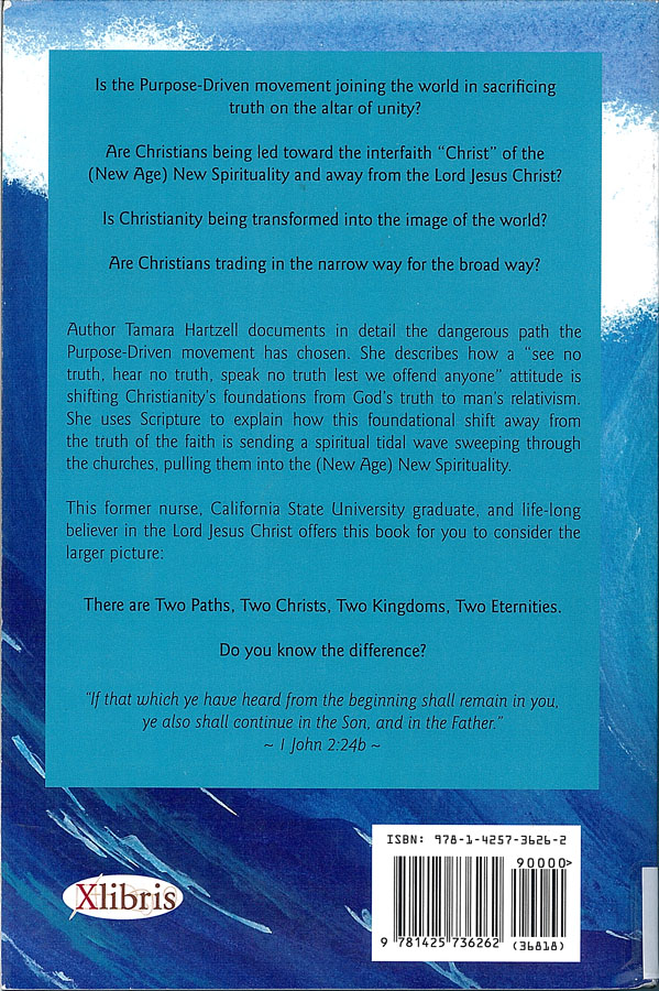 Picture of the back cover of the book entitled In the Name of Purpose.