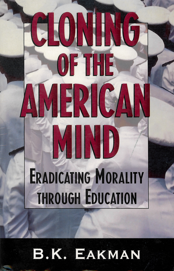 Picture of the front cover of the book entitled Cloning of the American Mind.