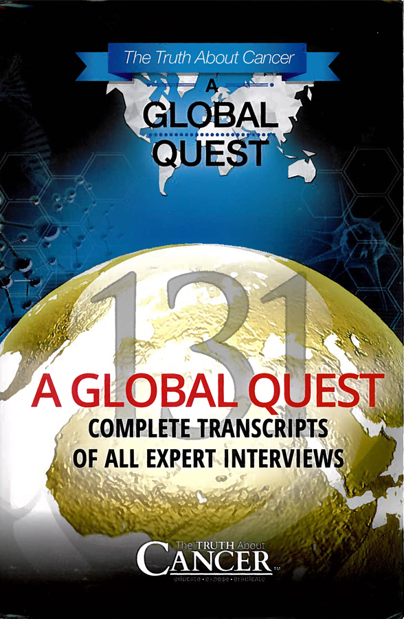 Picture of Front Cover of the book entitled A Truth About Cancer: A Global Quest.