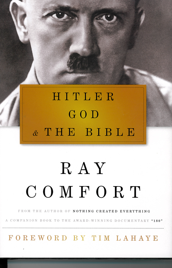 Picture of the front cover of the book entitled Hitler, God & the Bible.