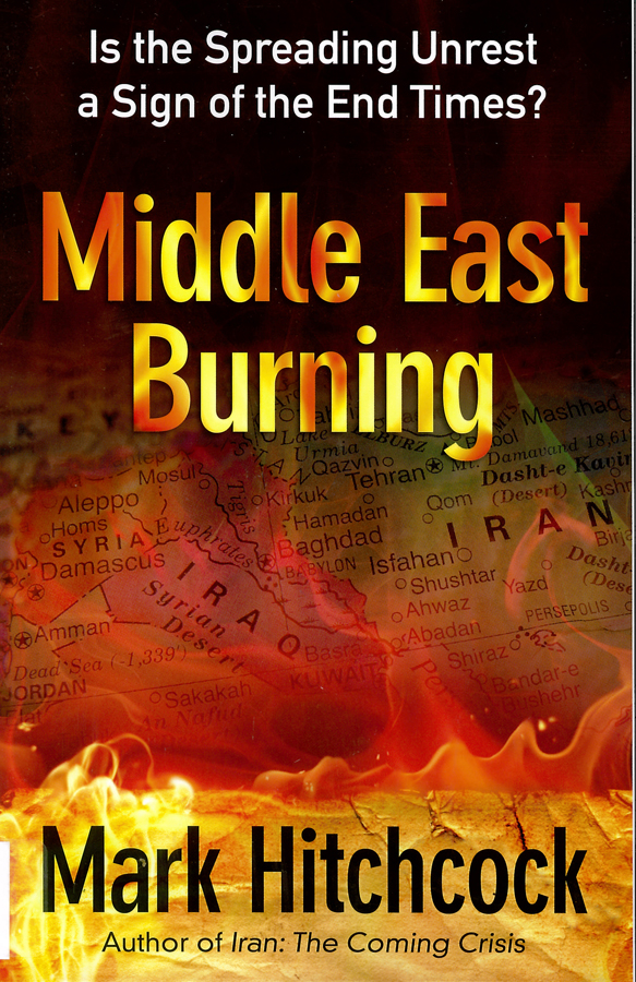 Picture of the front cover of the book entitled Middle East Burning.