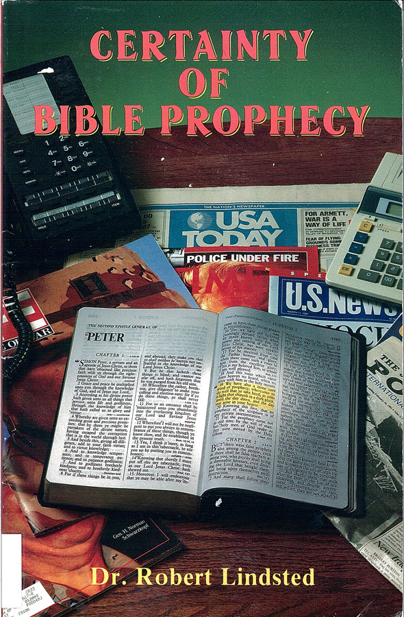 Picture of the front cover of the book entitled Certainty of Bible Prophecy.