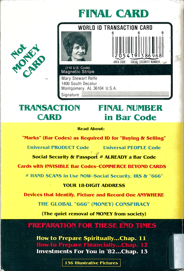 Picture of the back cover of the book entitled The New Money System.