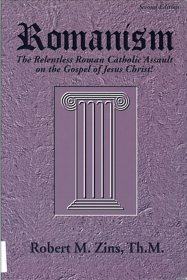 Picture of the front cover of the book entitled Romanism.