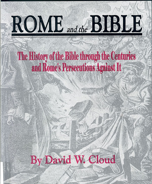 Picture of the front cover of the book entitled Rome and the Bible.