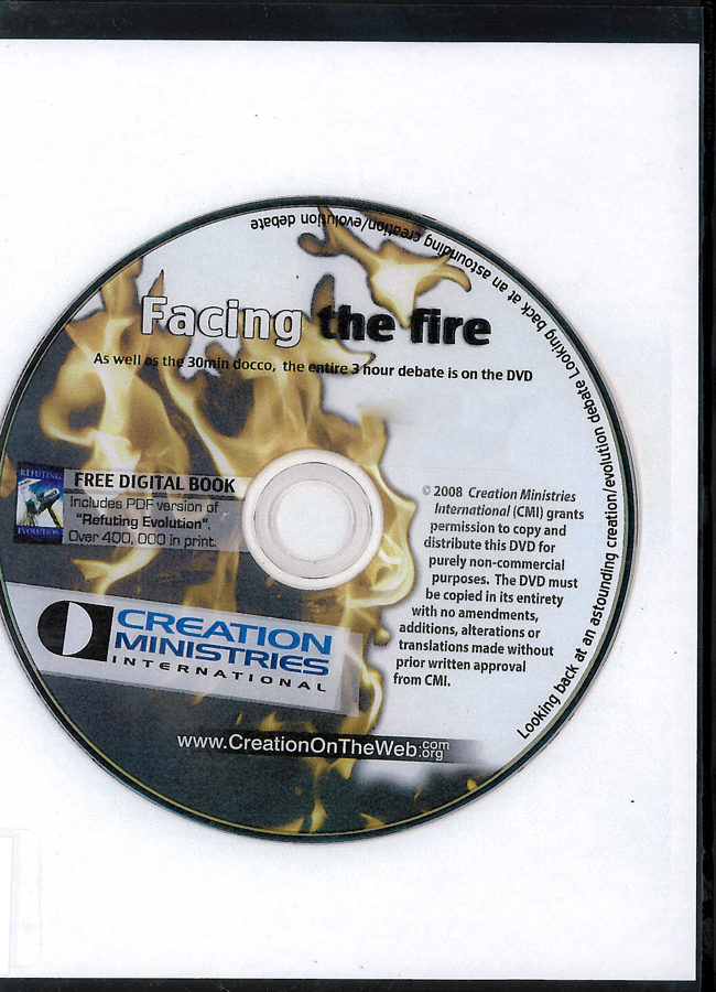 Picture of the front cover of the DVD entitled Facing the Fire.