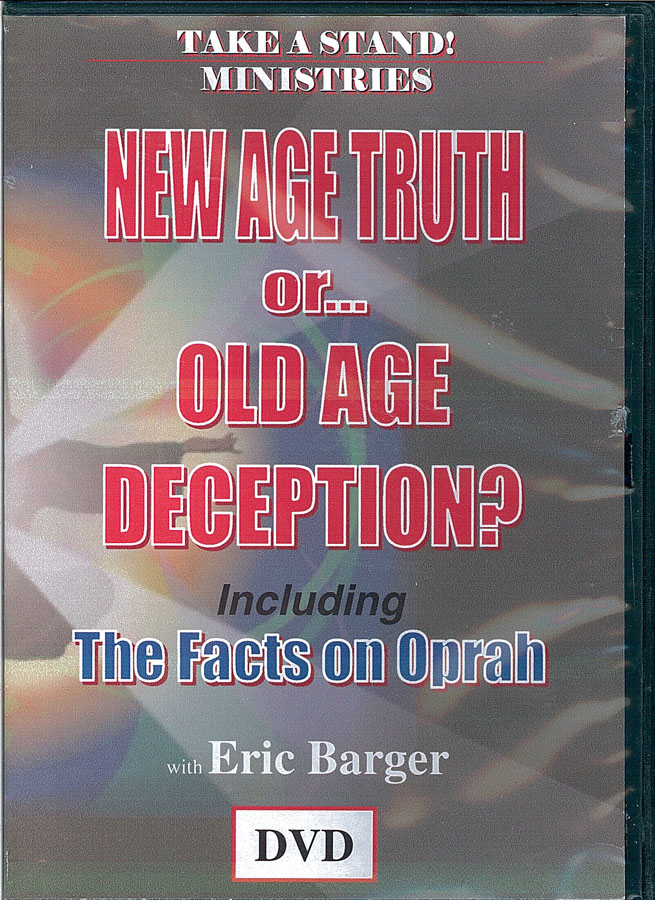 Picture of the front cover of the DVD entitled New Age Truth Or... Old Age Deception.