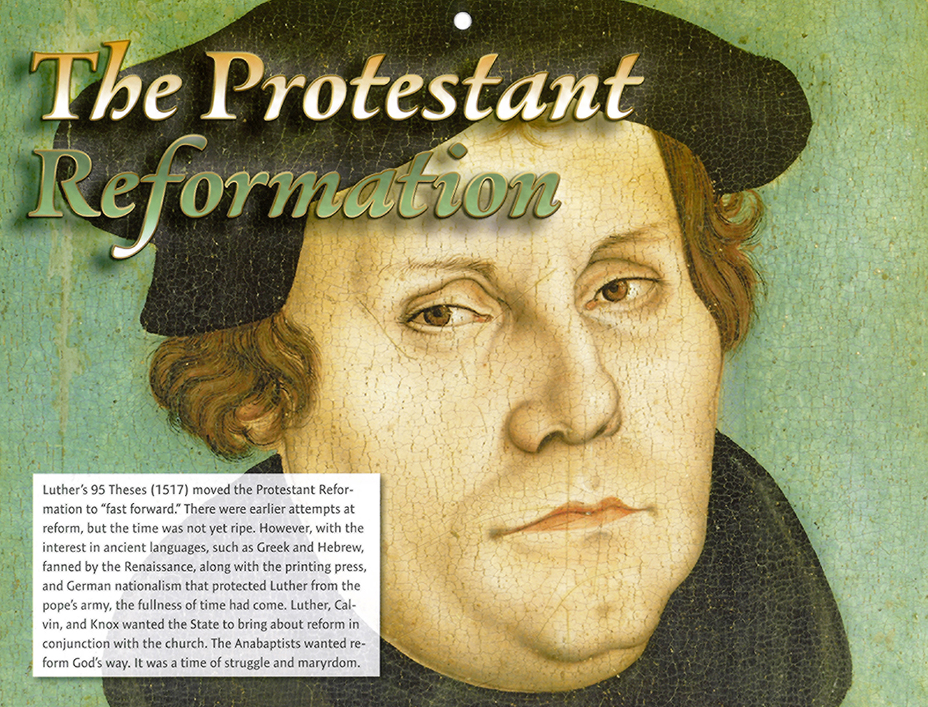 2016 Prophecy Calendar: August - The Protestant Reformation