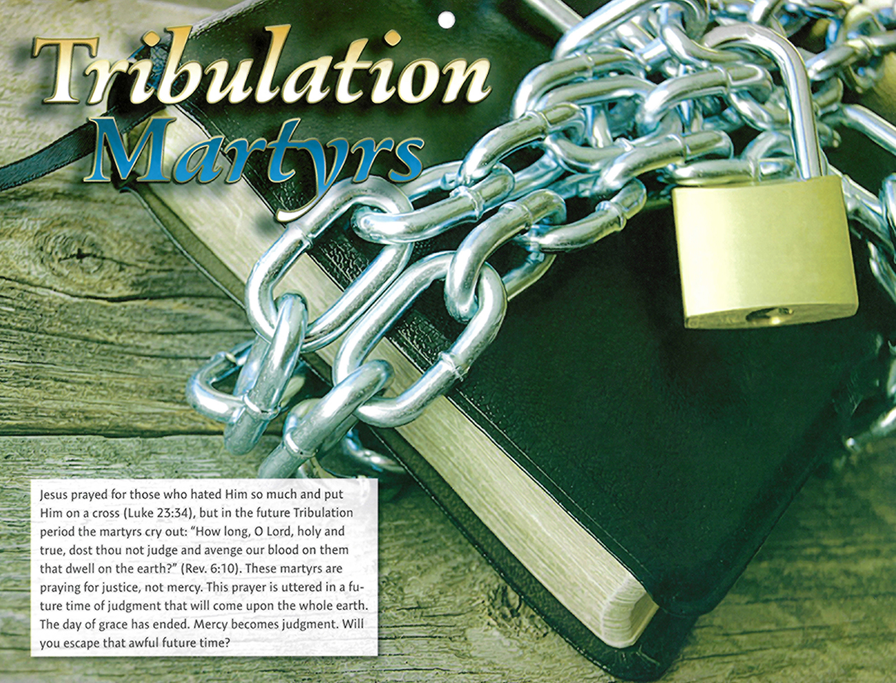 2016 Prophecy Calendar: December - Tribulation Martyrs