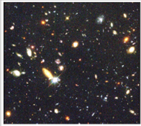 Hubble Telescope View of Galaxies (NASA photo) Hubble Telescope View of Galaxies (NASA photo)