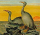 Picture of a young winged dinosaur.