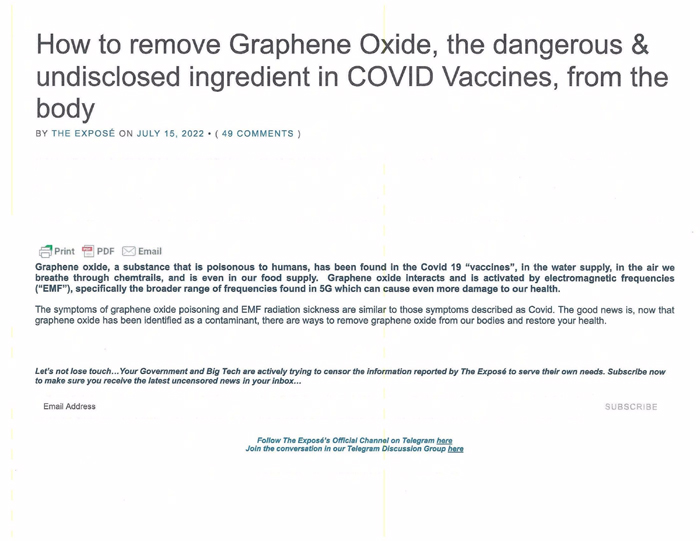 Removing Graphene Oxide: Page 1