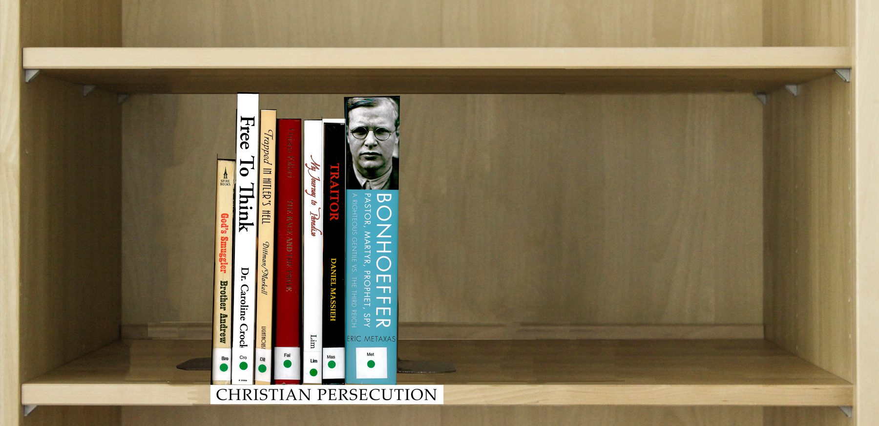 Index of Library Books Under the Category Christian Persecution. Index of Books Under the Category Christian Persecution.