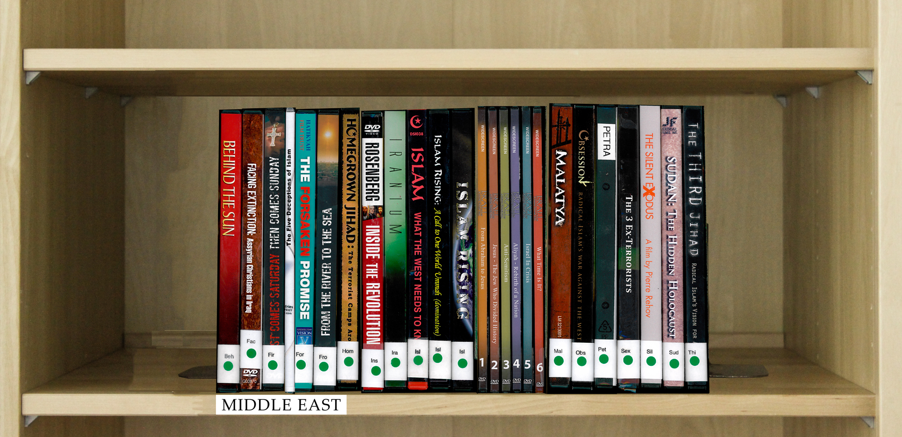 Index of DVD's under the Category Middle East. Index of DVD's Under the Category Middle East.
