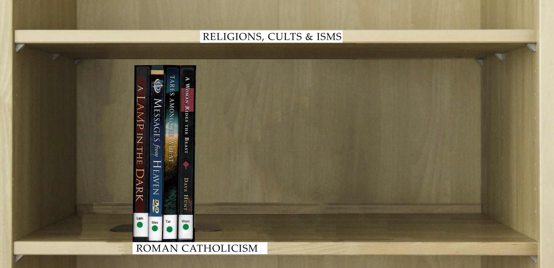 Index of DVD's Under the Category Roman Catholism.