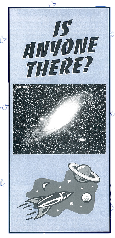 Front Cover of Is Anyone There Leaflet Front Cover of Is Anyone There Leaflet