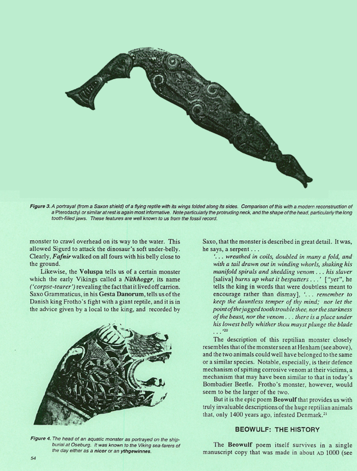 Living Dinosaurs from Anglo-Saxon and other Early Records Living Dinosaurs from Anglo-Saxon and other Early Records