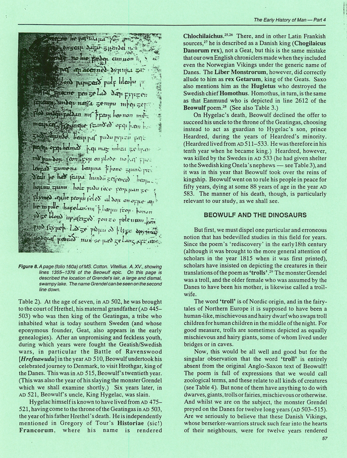 Living Dinosaurs from Anglo-Saxon and other Early Records Living Dinosaurs from Anglo-Saxon and other Early Records