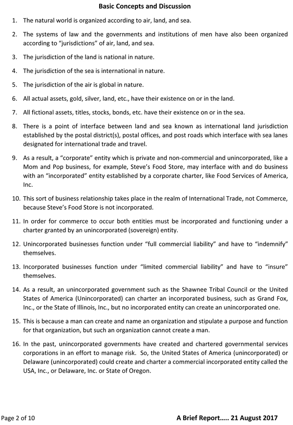 A Brief Report For Those Trying To Understand The New World: Page 2