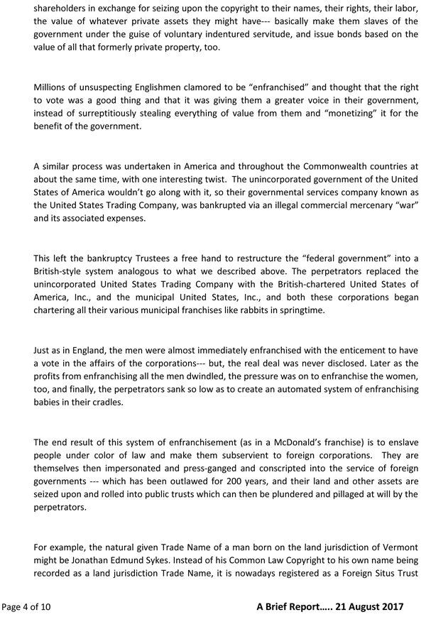 A Brief Report For Those Trying To Understand The New World: Page 4