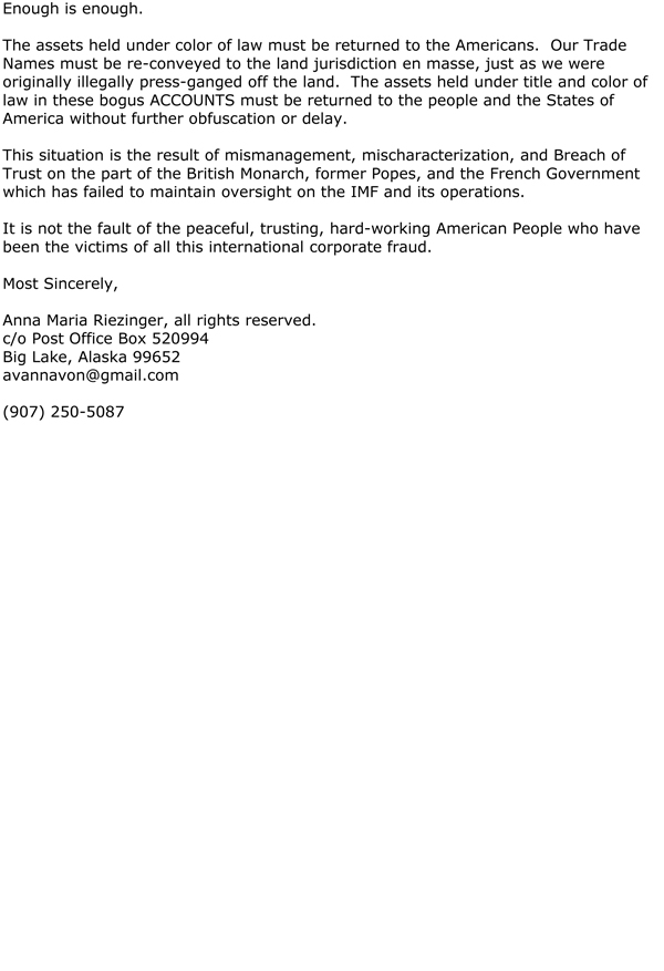 The People Of The Whole World Have Been Defrauded: Page 5
