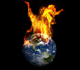 Picture of the burning sun.