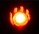 Picture of a hand holding a fire ball.